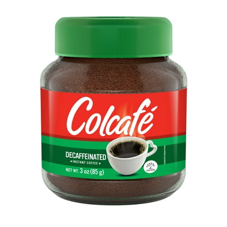 Colcafe Instant Decaf Coffee Jar, 3 Oz