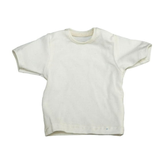 Colcolo 1/6 Female T Shirt Handmade Doll Clothes for 12in Women Men Figures Dress up White