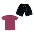 thumbnail image 1 of Colcolo 1/6 Scale Doll T-Shirts Pants Doll Decoration Accessories for 12 Inch Dolls Male Rose Red Black, 1 of 7