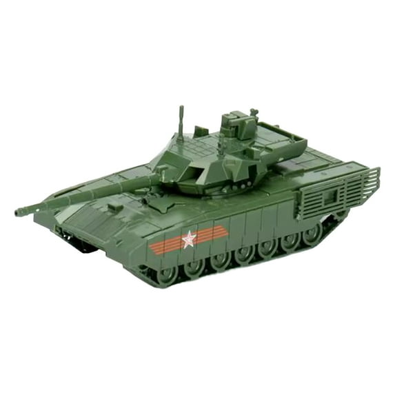 Colcolo 1/72 Tank Assembly Model Vehicle Tank Model Toy for Boys Girls Birthday Gift Green