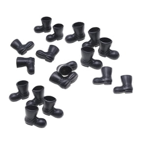 Colcolo 10 Pair 1/12 Scale Scene Dollhouse Boots for Playhouse Teatable DIY Projects