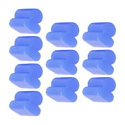 Colcolo 10 Pieces Alto Silicone Pads Accessory for Trombone Flat Key Euphonium 4mm Blue