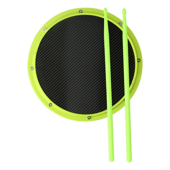 Colcolo 12 Inches Drum Practice on Snare Drum for Drummer Lover Student Shiny Green