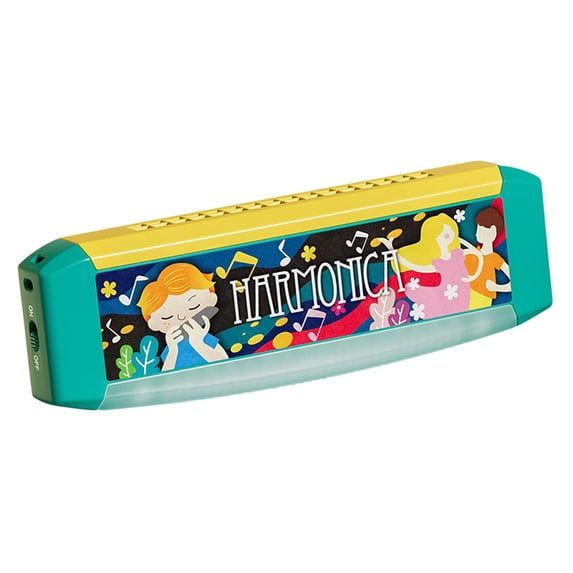 Colcolo 16 Holes Early Education Harmonica for Stage Classroom Activity Green