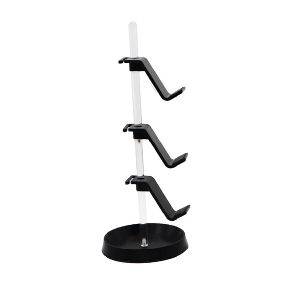 Colcolo 3 Tier Game Controller Holder Gaming Headset Stable Base Desktop Rotatable Space Black
