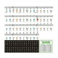 thumbnail image 1 of Colcolo 3xPiano Sticker Music Note Removable for 88 /61/ 54/ 49/37 Key Enthusiasts, 1 of 8