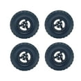 thumbnail image 1 of Colcolo 4 Pieces RC Car Tires Spare Part for MN82 B14 B16 B36 1/12 1/16 Scale RC Car Black, 1 of 8