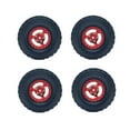 thumbnail image 1 of Colcolo 4 Pieces RC Car Tires Spare Part for MN82 B14 B16 B36 1/12 1/16 Scale RC Car Red, 1 of 8