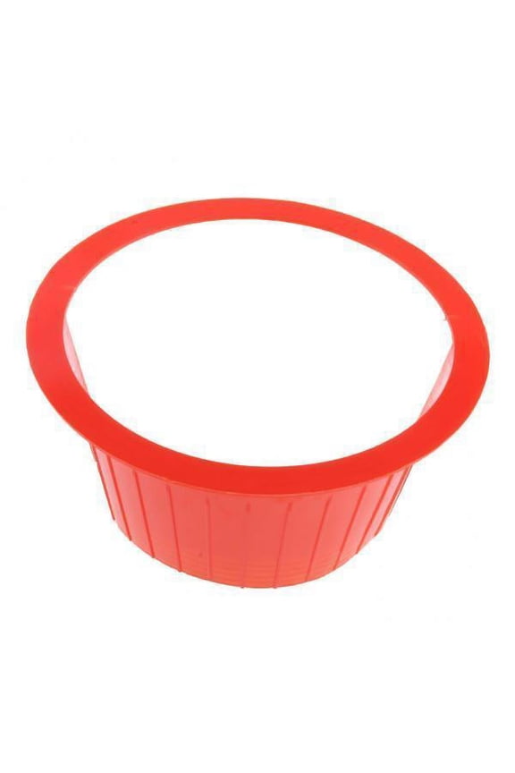 4x6.5 inch Car Speaker Waterproof Cover Car Spacer Protective Red 4 Pcs