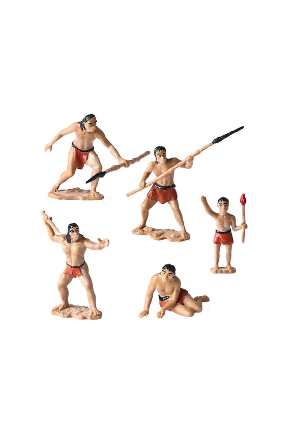 5 Pieces Mini Model Playset Character Figurines for Boys Girls