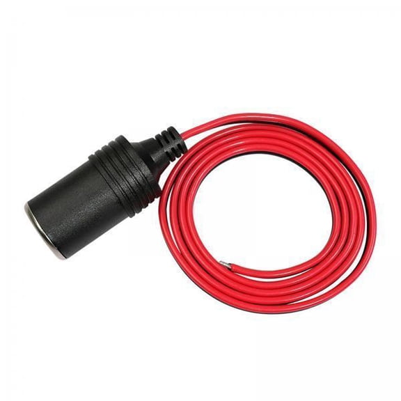 Colcolo 5x12V 24V Car Lighter Female Socket Extension Cable Cord Connector