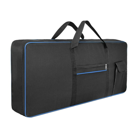 Colcolo 61Key Keyboard Bag Backpack Electric Piano Case for Concert Tour Performance Blue