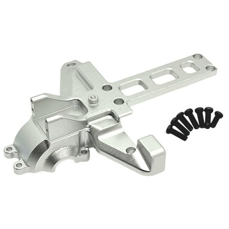 Colcolo Aluminium Rear Gearbox Cover Replacement for 16209 16210 1/16 RC Crawler Car Argent
