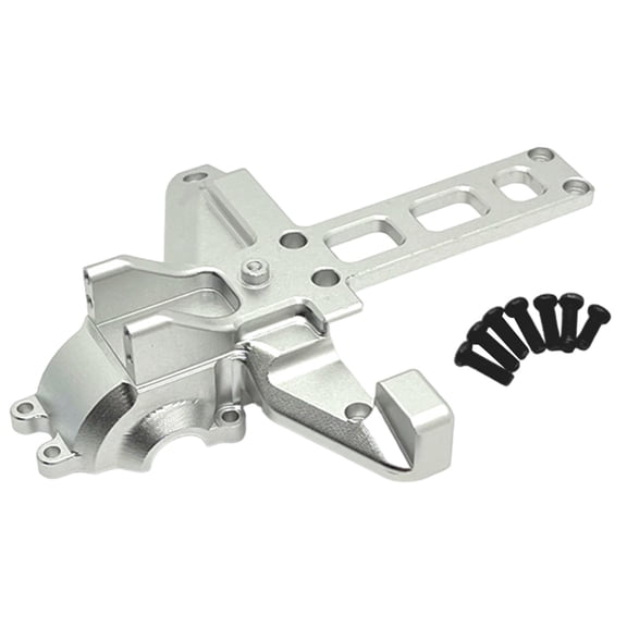 Colcolo Aluminium Rear Gearbox Cover Replacement for 16209 16210 1/16 RC Crawler Car Argent