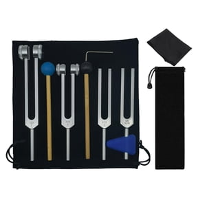 Colcolo Aluminum Alloy Tuning Fork 128Hz 256Hz 512Hz 528Hz Music Tuning Tool for Guitars