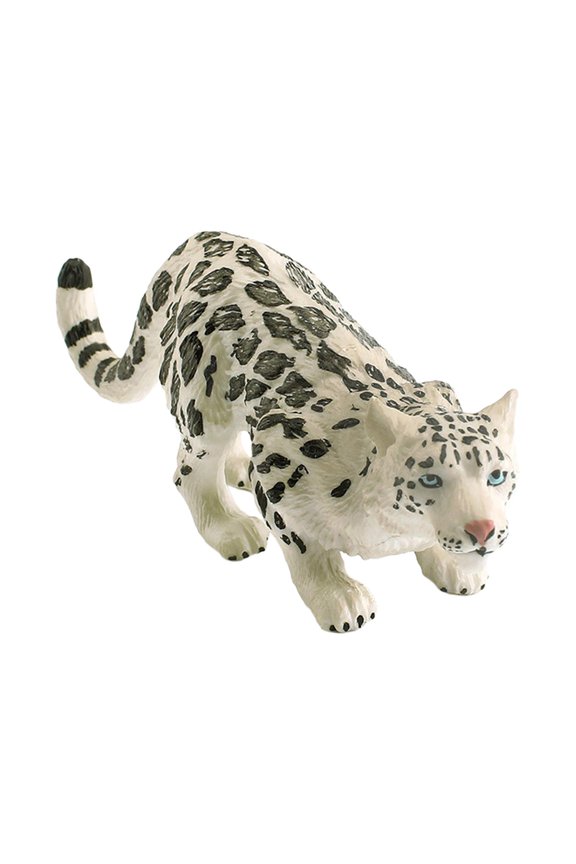 Animal Figure Collectibles Lifelike Countertop Decorative Simulation Animal Snow Leopard