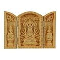 thumbnail image 1 of Colcolo Buddha Statue Crafts Portable Decoration Desktop Miniature Bodhisattva Figurine, 1 of 8