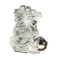 thumbnail image 1 of Colcolo Chinese Dragon Statue Art Crystal Dragons Family Figurine for Home Decor Car White, 1 of 8