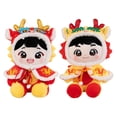 thumbnail image 1 of Colcolo Chinese New Year Plush Doll Decoration 2024 New Years of Dragon for Home Room 1 Pair, 1 of 8