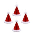 thumbnail image 1 of Colcolo Christmas 3D Paper Lantern Hanging Crepe Paper Holiday Decoration Paper Lanterns Santa Hat, 1 of 8