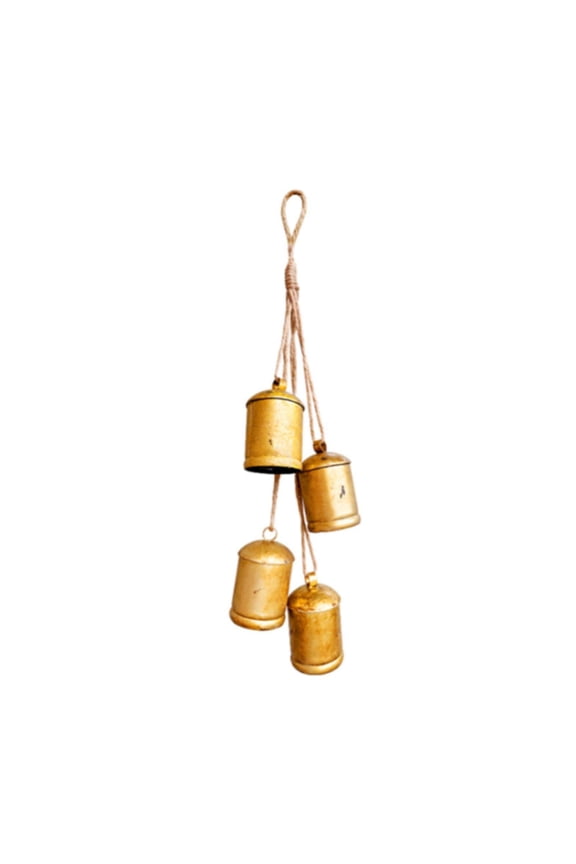 Christmas Bells Rustic Door Hanging Bell Solid Cow Bells for Home Farmhouse Part