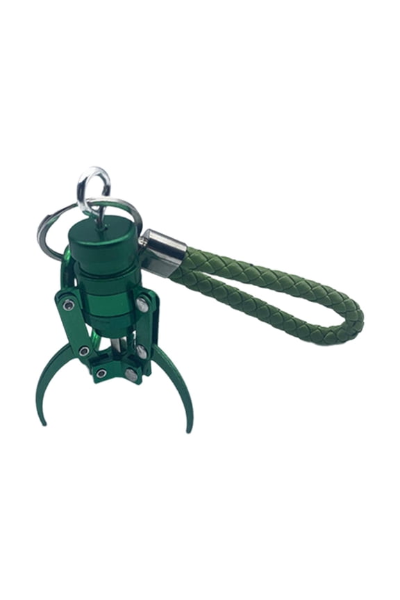 Claw Crane Machine Keychain Arcade Claw Machine Keychain for Kids Men Adults Green