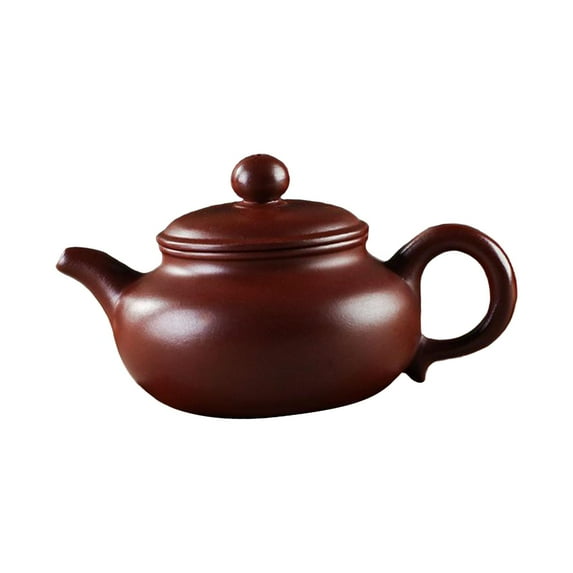 Colcolo Clay Teapot with Cover Redware Tea Pot for Kitchen Home and Hotel C