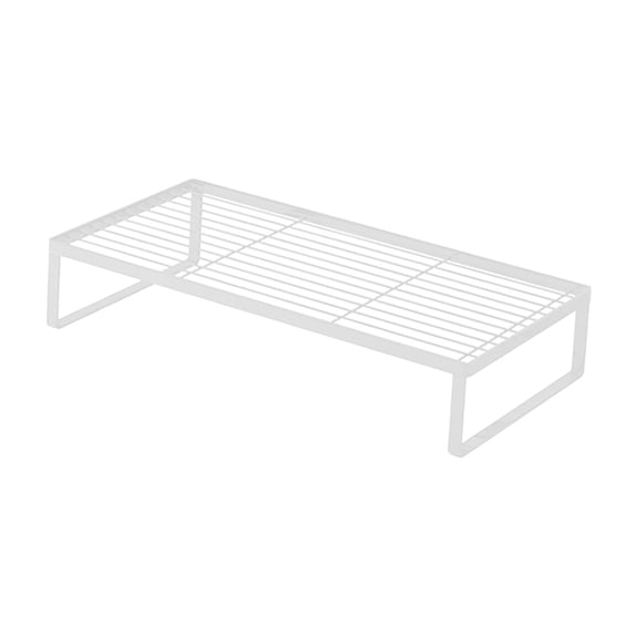 Colcolo Computer Stand Space Save Shelf Desk Organizer Stand for Office Home White
