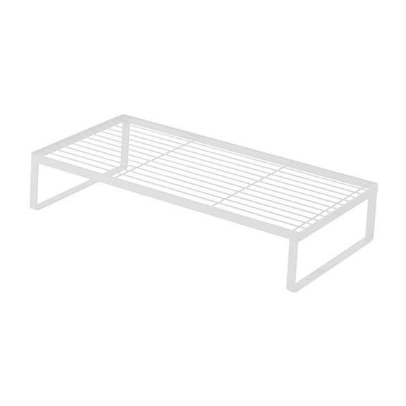 Colcolo Computer Stand Space Save Shelf Desk Organizer Stand for Office Home White