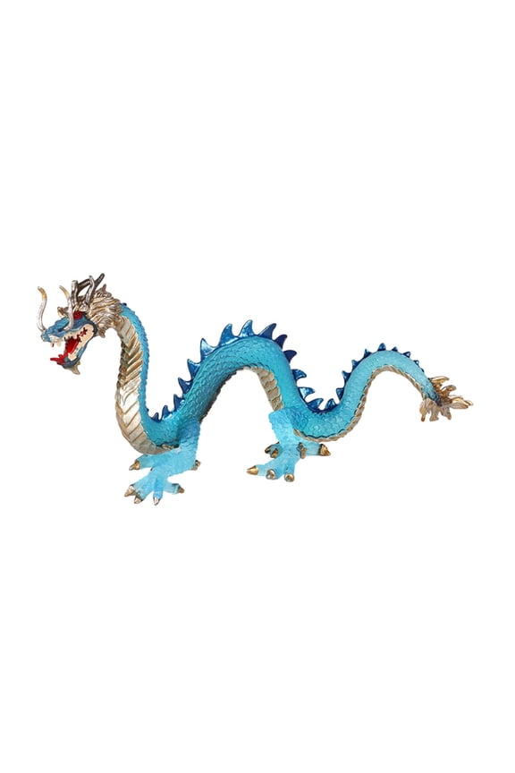 Hand Painted Chinese Dragon Figurine Miniature Animal Toys for Toddlers Gift