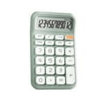 thumbnail image 1 of Colcolo Handheld Mechanical Calculator 12 digits Large LCD Display for Office Market Green, 1 of 8