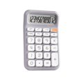 thumbnail image 1 of Colcolo Handheld Mechanical Calculator 12 digits Large LCD Display for Office Market Grey, 1 of 8