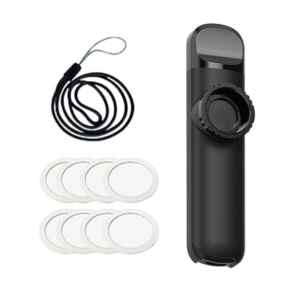 Colcolo Kazoo Musical Accompaniment Adjustable Tone for Children Music Lovers Adults Black