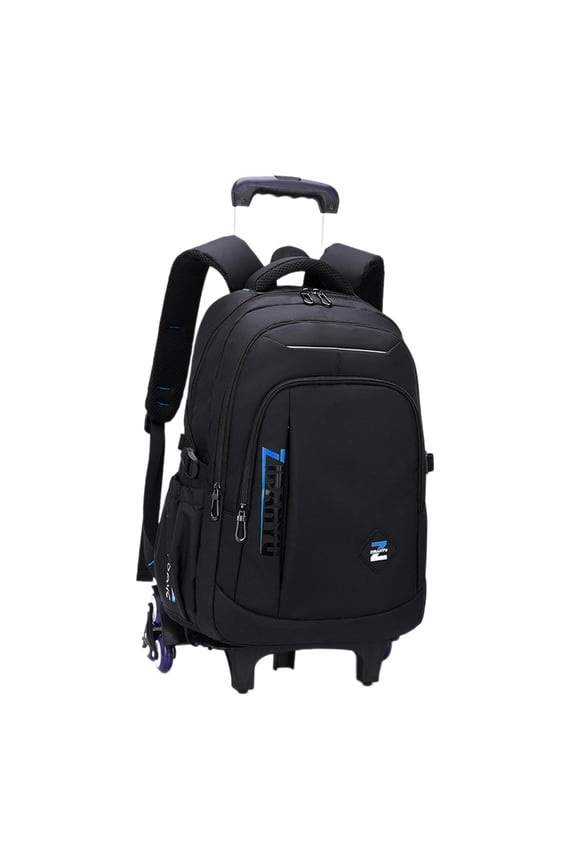 Rolling Backpack Portable Carry on Luggage Bag for Business Overnight 6 Wheels