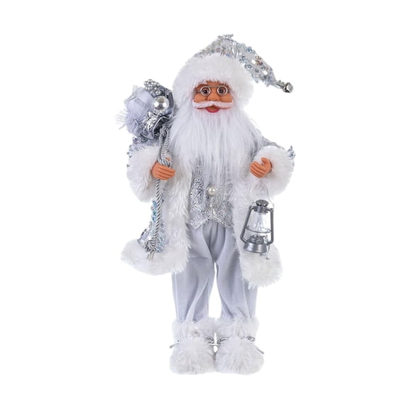 Colcolo Santa Claus Figurine Decor Santa Claus Figure for Window Display Xmas Office M