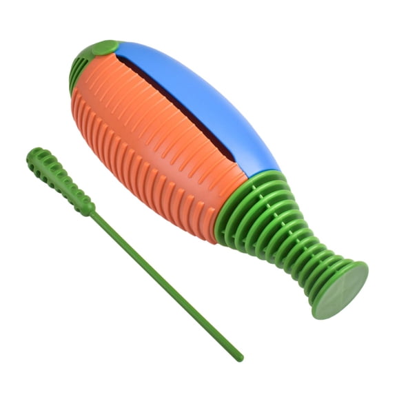 Colcolo Shaped Guiro Instrument Musical Percussion Block for KTV Preschool Home