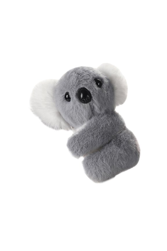 Small Stuffed Koala Doll for Motorcycle Rearview Mirror Plush Animal Toy Grey