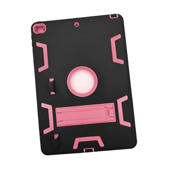 Colcolo Tablet Cover 10.2 Inches Stand Back Cover Easy to Use Bags Black rose Red