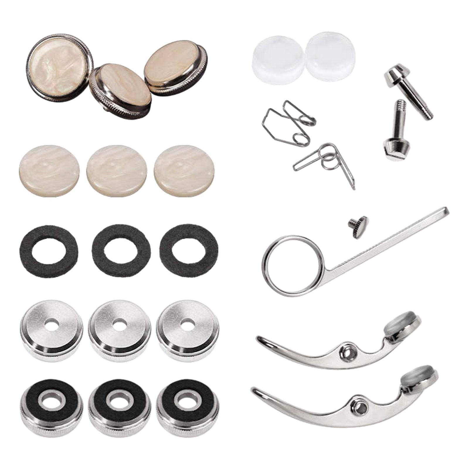 Colcolo Trumpet Spit Repair Kits Convenient to Use Repairing Set Replacement Parts