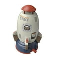 thumbnail image 1 of Colcolo Yard Water Lawn Game Including Rocket Sprinkler Toy 360 degree Rotating For Kids 4–8 Years, White, 1 of 8