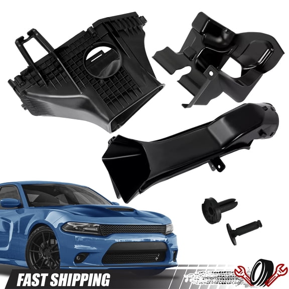 Cold Air Box & Intake Tube For Dodge Charger Scat Pack Hellcat Style 2019-2023