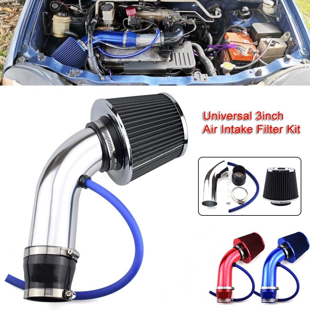 3Inch Air Filter Airbox Sport Luftfilter Cold Air Intake Induction Hose  Pipe Universal Set with Fan for All Cars - AliExpress