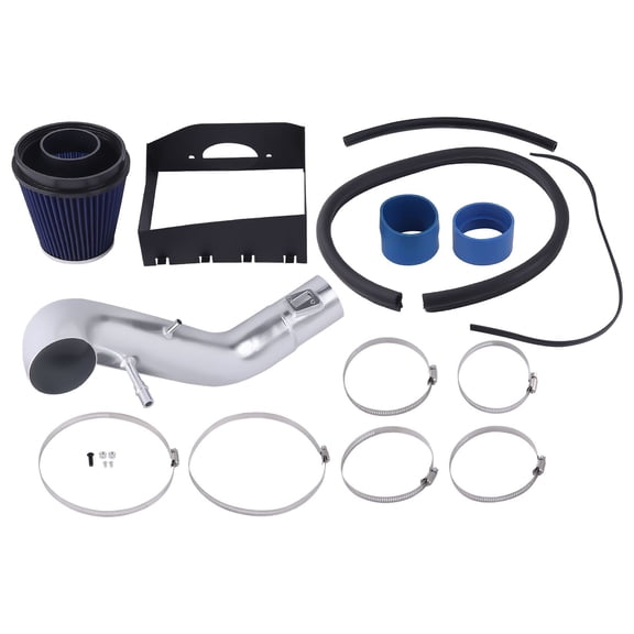 Cold Air Intake Kit with Steel Heat Shield for Ford F150 5.0L V8 2011-2014, 3.5" Aluminum Intake Pipe, High Flow Washable Cone Air Filter, SKU 68486834, Engine Performance Upgrade