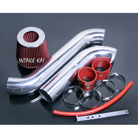 Cold Air Intake Kit Systems Fit 1994 1995 1996 1997 Honda Accord DX LX EX SE VP 2.2L and 1998 1999 2000 2001 2002 Honda Accord 2.3L Engine (RED)