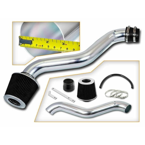 Cold Air Intake System for 1998-2002 Honda Accord 2.3L (DX/LX/EX/SE/VP) & 1997-2001 Prelude - Black Anodized Aluminum - BX-CAIK-23