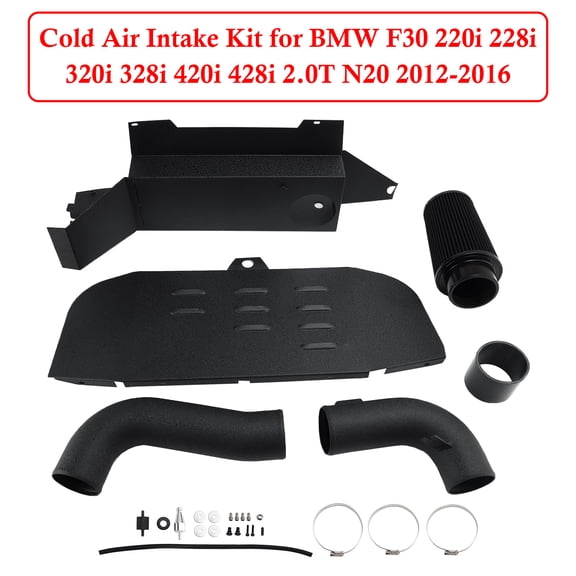 Cold Air Intake System for BMW F30 N20 2.0L Turbo Models 2012-2016