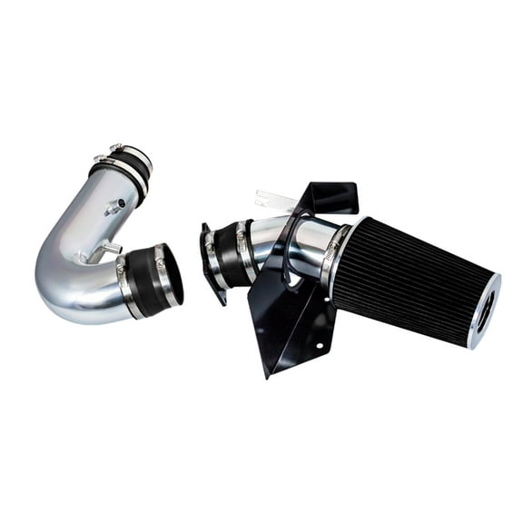 Cold Air Intake System with Heat Shield Kit + Filter Combo BLACK Compatible For 97-03 Compatible Ford F150/ Compatible Ford Expedition V8 4.6L/5.4L