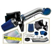 Cold Air Intake System with Heat Shield Kit + Filter Combo BLUE Compatible For 02-06 Cadillac Escalade 5.3L/6.0L