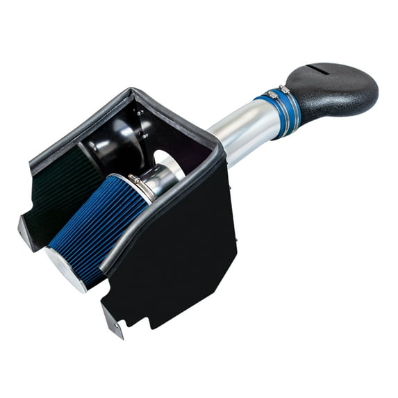 Cold Air Intake System with Heat Shield Kit Filter Combo BLUE Compatible For 94-01 Dodge Ram 1500 5.2L/5.9L V8 / 94-02 Dodge Ram 2500 5.9L V8
