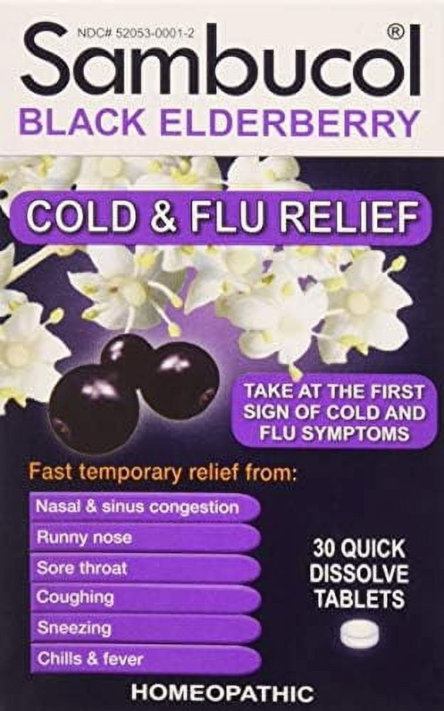 Cold And Flu Relief Tablets Homeopathic Cold Medicine, Nasal & Sinus